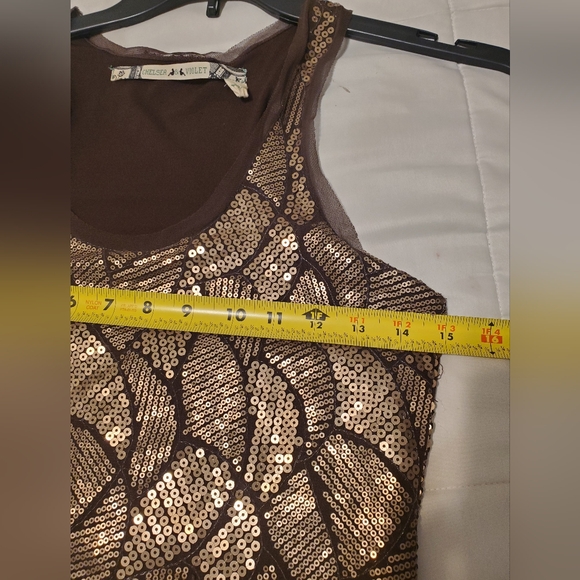 Chelsea & Violet Seath Cocktail Sequined Dress. Size S - Picture 8 of 13